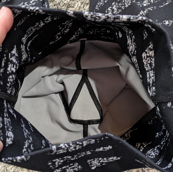 Lululemon Wunder Under Black White Pull On Athletic Exercise Workout Legging 2 - Picture 8 of 10